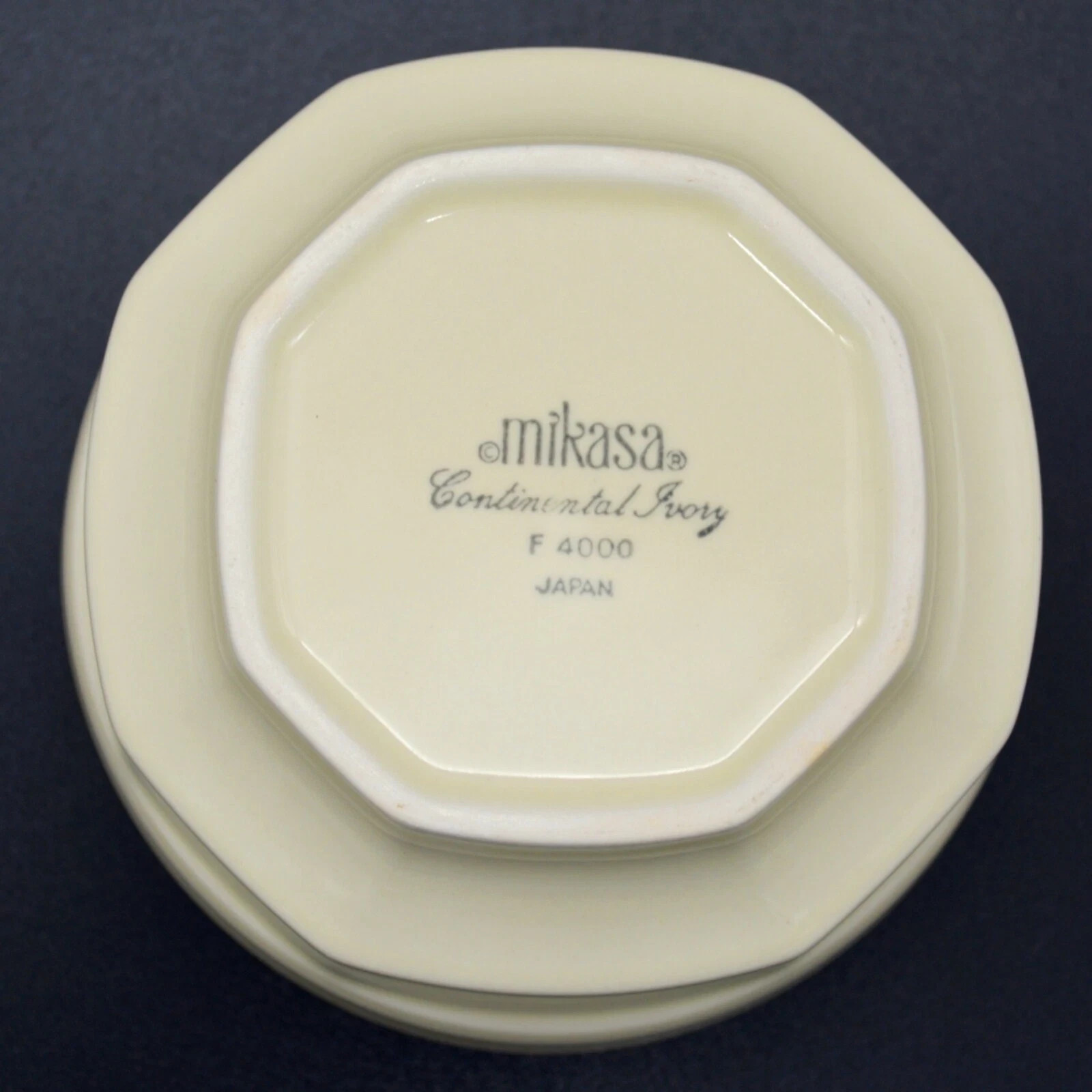 Mikasa CONTINENTAL IVORY white cream Fruit Desert pasta salad Bowl F4000 JAPAN